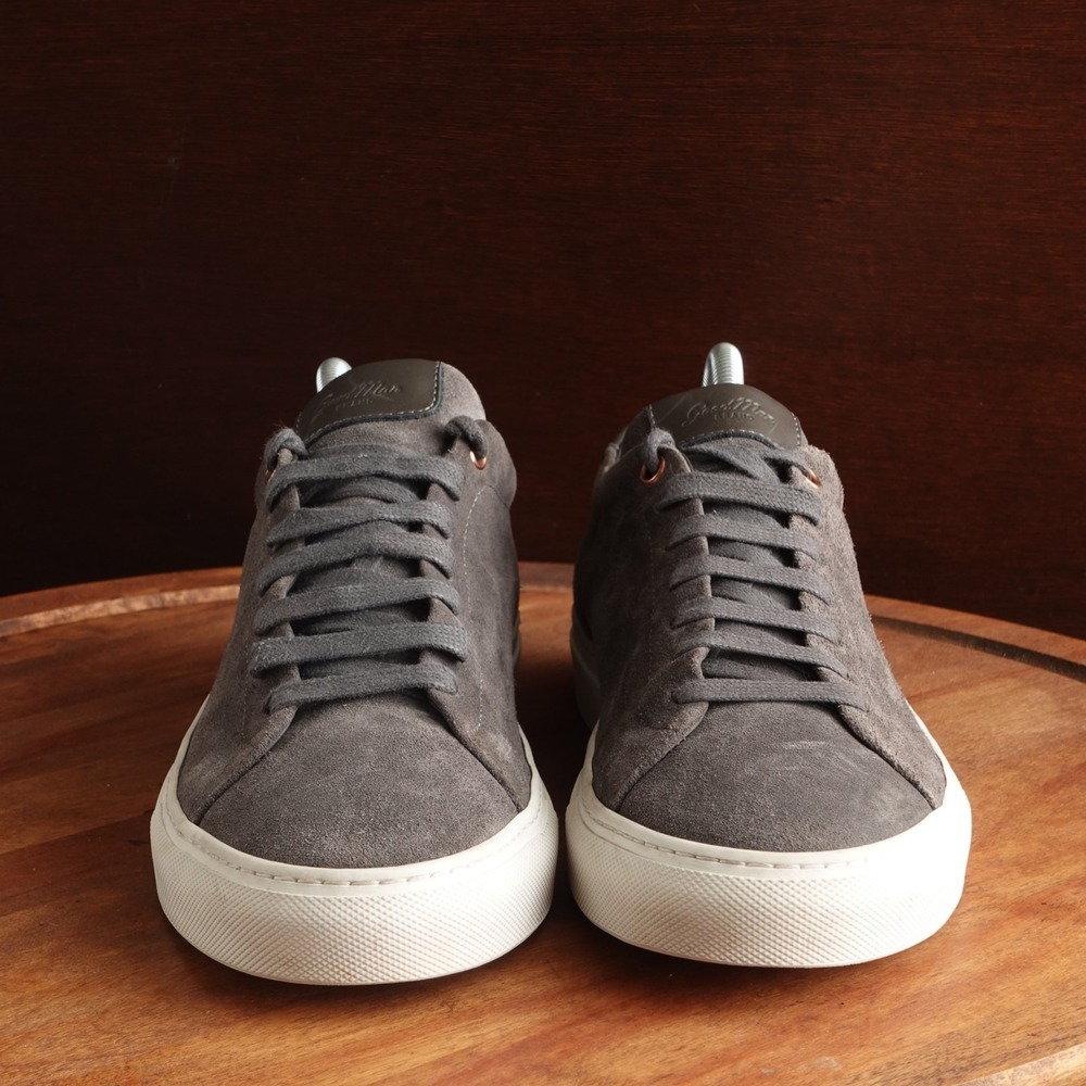 Good Man Brand Sneakers Mens Size 9 Gray Edge Modern Casual Contemporary Shoes - Picture 3 of 15